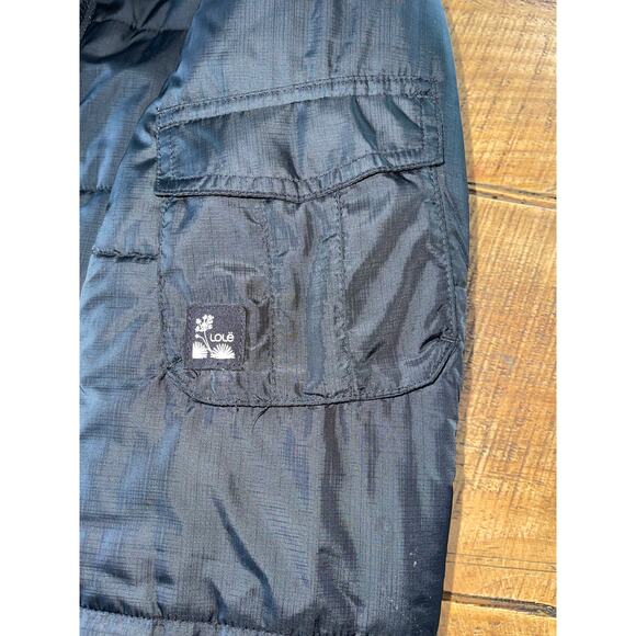 Womens Black LOLE Medium Weight Winter Fall Puffer Coat Jacket Full Zip Size 8 - Picture 5 of 9